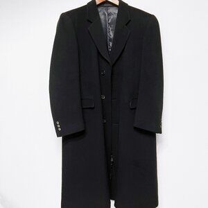 Nino Cerruti Men’s Wool Cashmere Overcoat 42R Classic Fall Winter Staple Formal